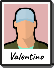 Valentino retrato
