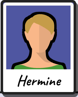 Hermine retrato