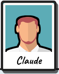 Claude retrato