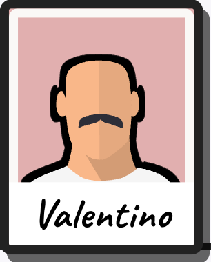 Valentino retrato