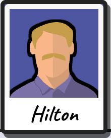 Hilton retrato