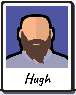 Hugh retrato