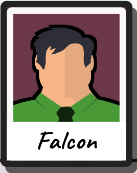 Falcon retrato