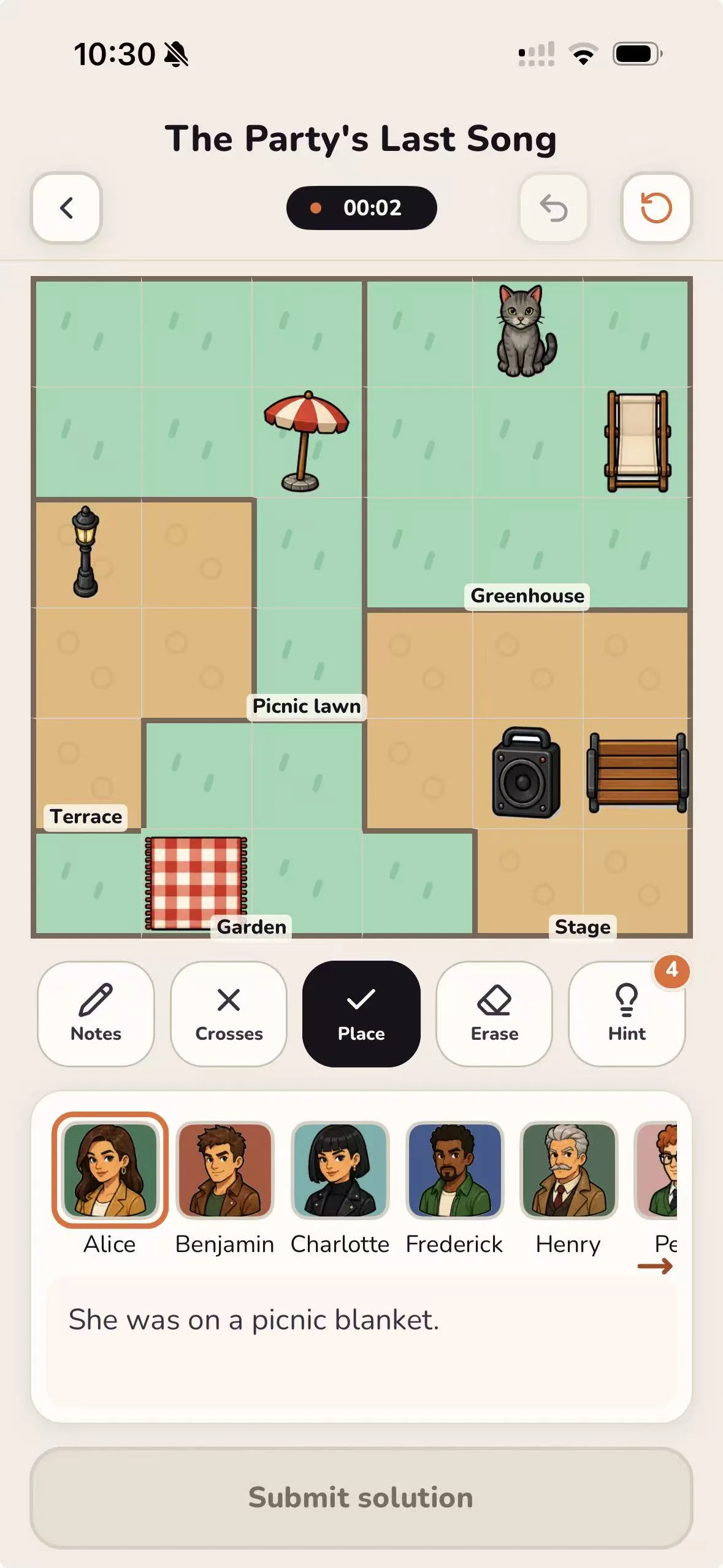 Partida de Enigmic en móvil