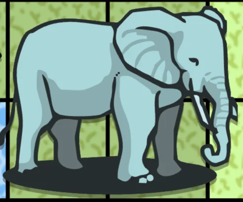 Elephant board object icon