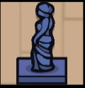 Statue board object icon