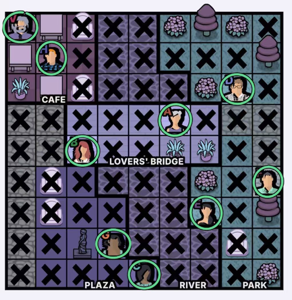 Date Night / Noche de cita Murdoku solución - tablero resuelto