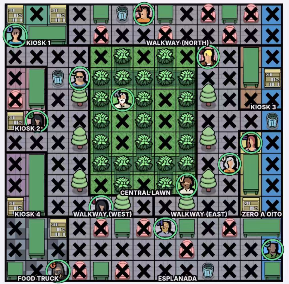 The Lisbon Book Fair Murdoku solution - solved board